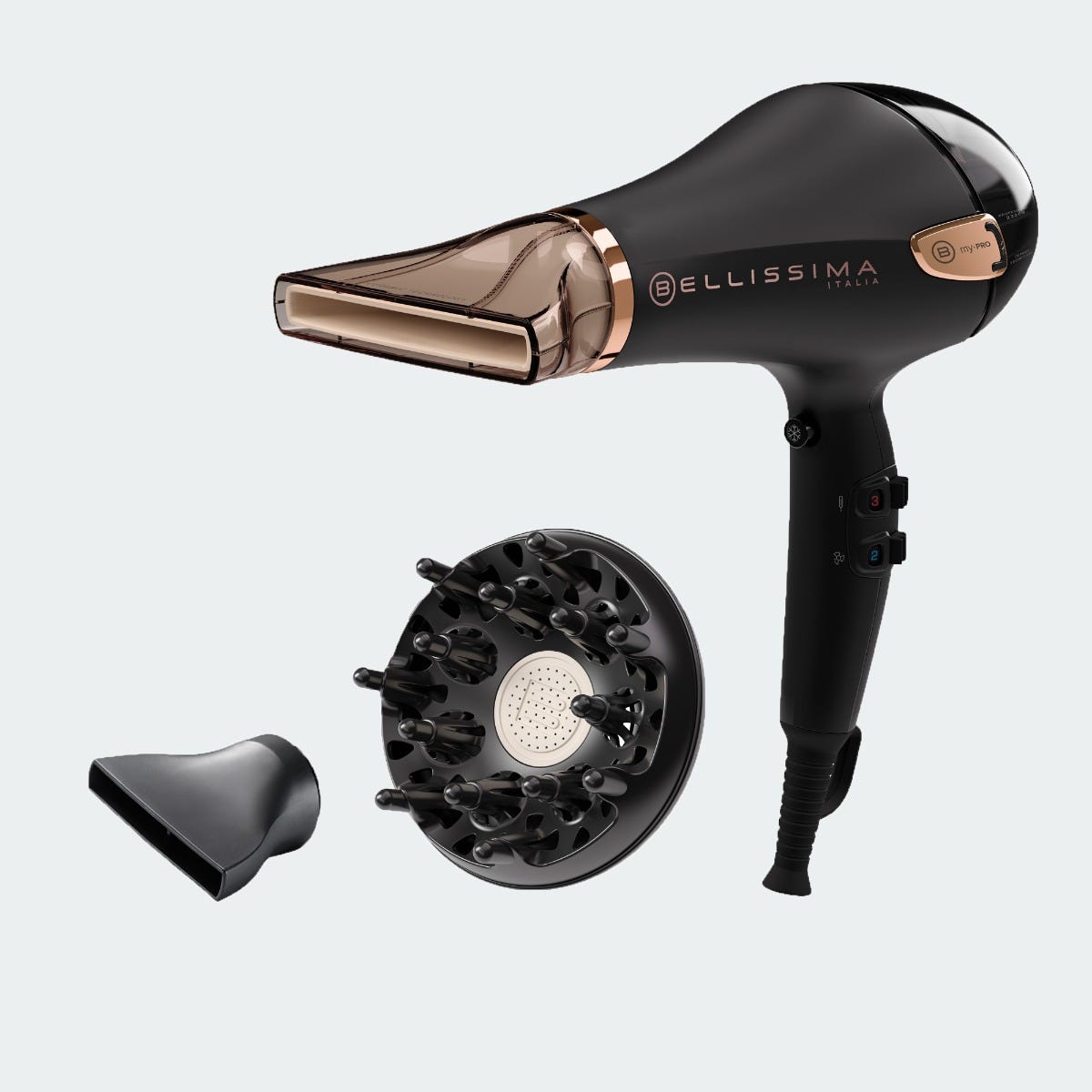 Ceramic hairdryer with diffuser P5 3800