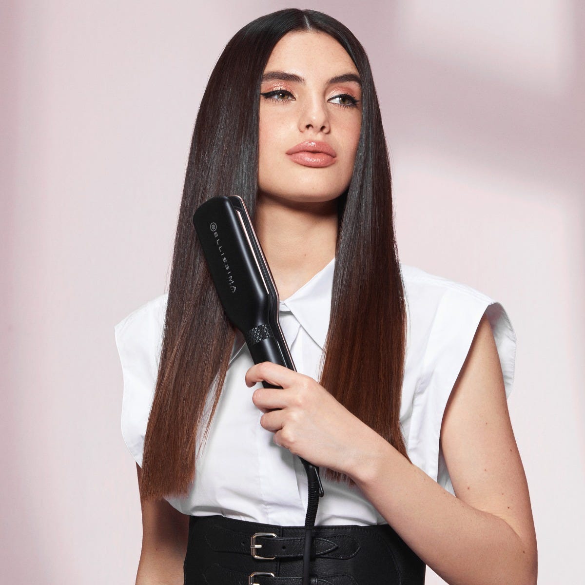 Piastra extra large per capelli lunghi e ionizzatore XL Ion
