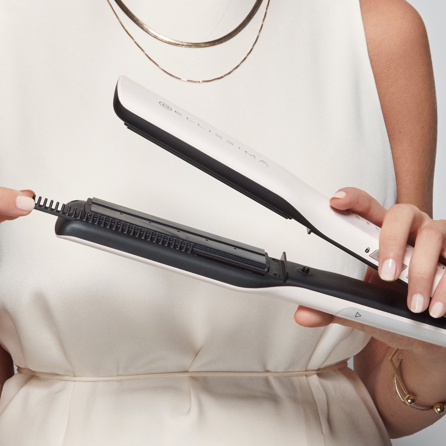 Kit asciugacapelli professionale con accessori Creativity 4 You® e piastra a vapore professionale Steam Elixir®