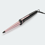 Kit diffusore ad aria calda con Ceramic Diamond & Keratin Diffon Cyber Glam® e ferro arricciacapelli conico rivestito in ceramica Iconic Curls
