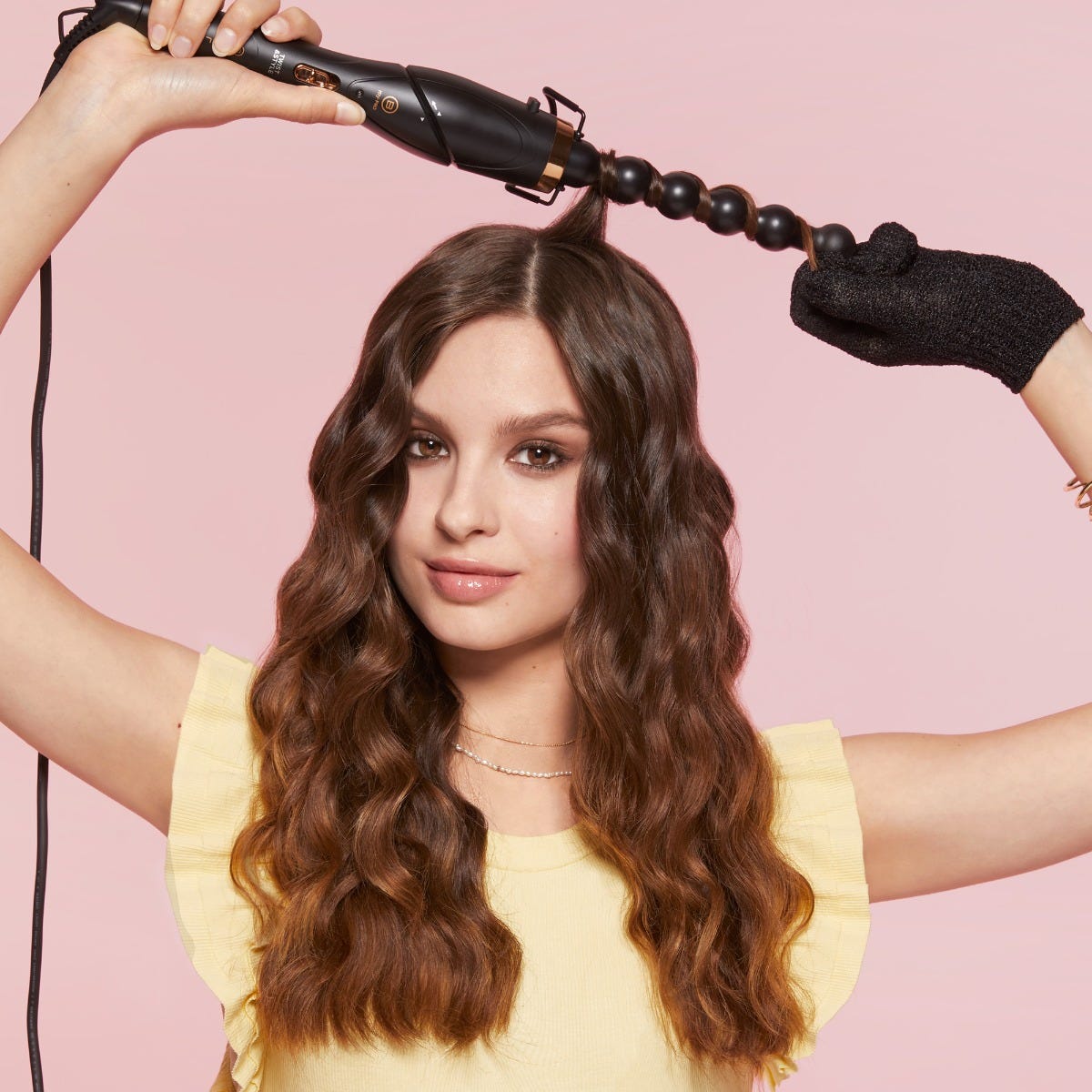 Wavy Hair Tutorial Beach Waves Shoulder Length Hair Wand Mermaid