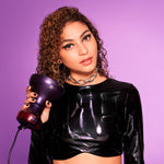 Kit diffusore ad aria calda con Ceramic Diamond & Keratin Diffon Cyber Glam® e ferro arricciacapelli conico rivestito in ceramica Iconic Curls