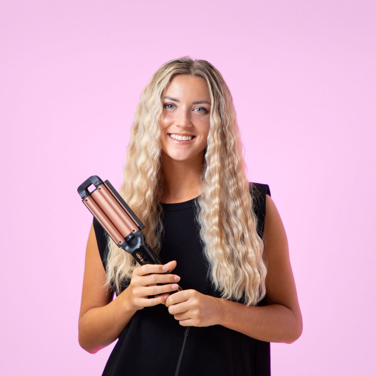 Hair straightener for soft or sculpted Beach Waves GT20 400